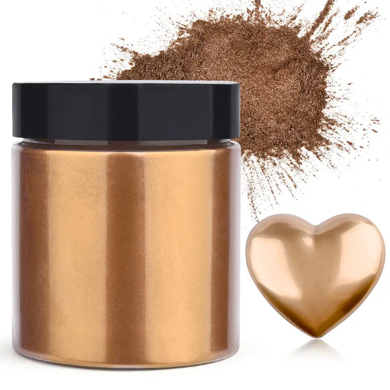 Resin Pigment Powder - 50g/Bottle Metallic Glitter Powder Gold Silver