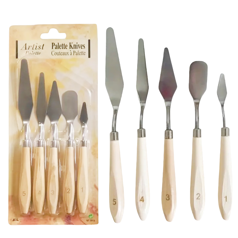 Painting Knife Palette - 5-piece oil painting palette knife Scraper