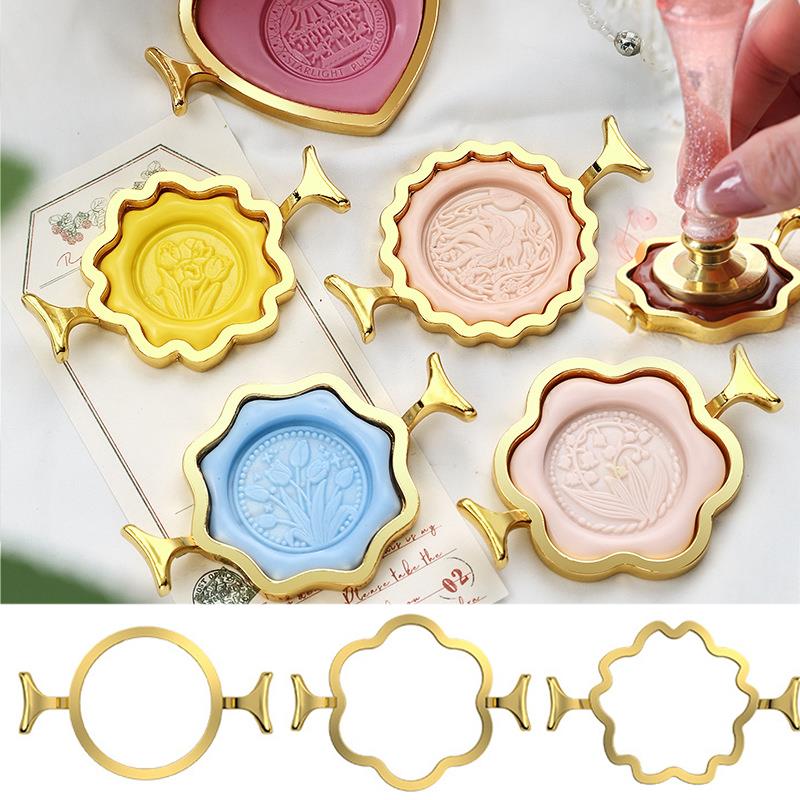 Batik Wax Kit - Metal Wax Seal Stamp Moulds with