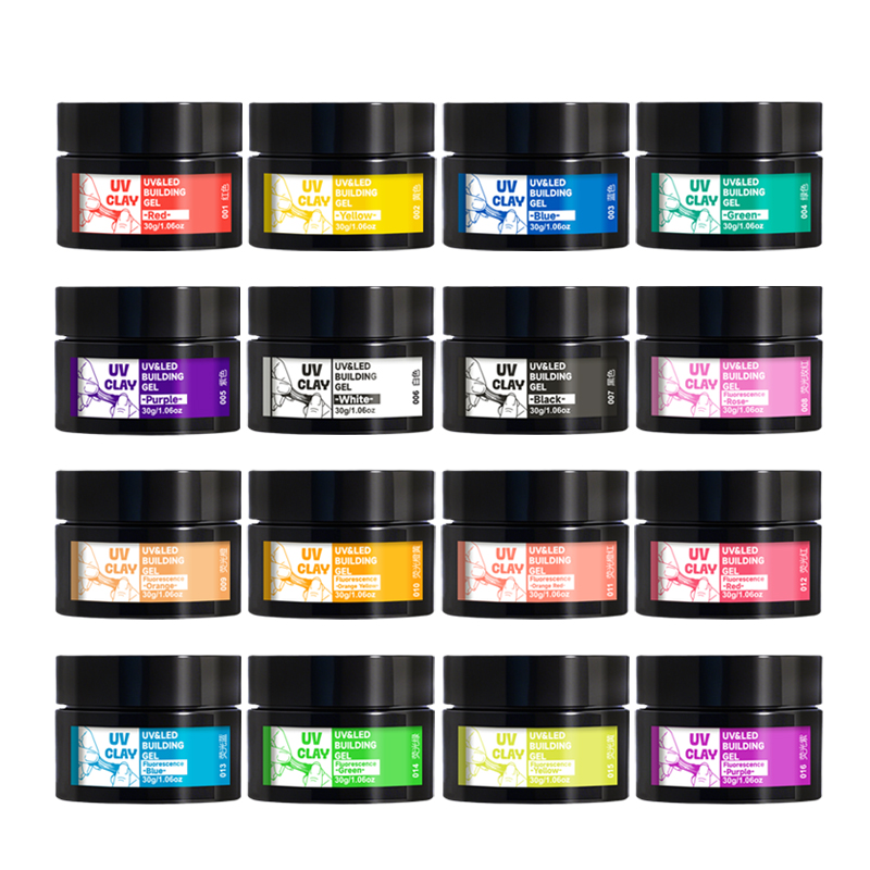 Resin Pigment Powder - 16 colors of UV resin putty