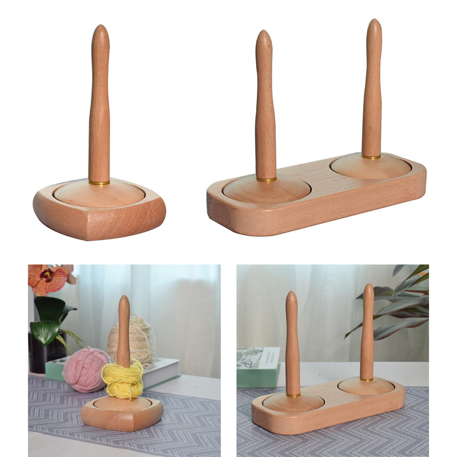 Art Craft Yarn - Yarn Holder Wood Yarn Dispenser Practical