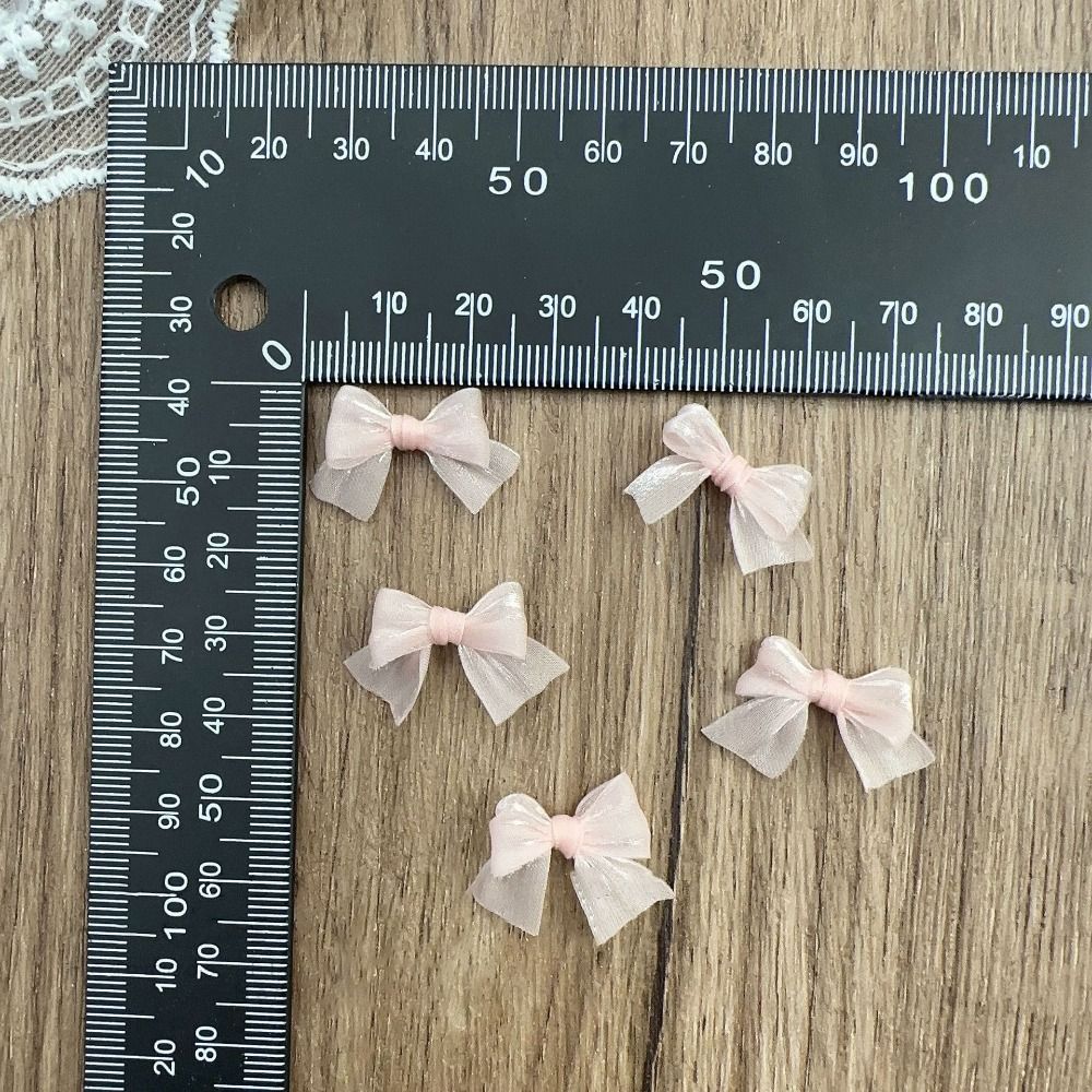 Art Craft Yarn - 10pcs Colorful Bow Pearlescent Yarn Bow