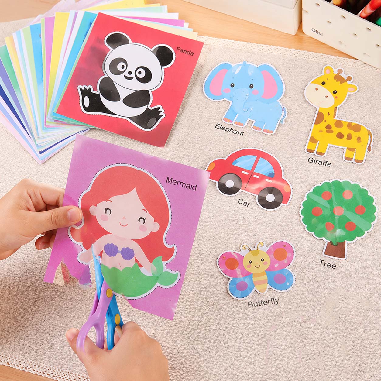 Art Craft Easy With Paper - Craft Paper Cutting Kit – Pre-Printed