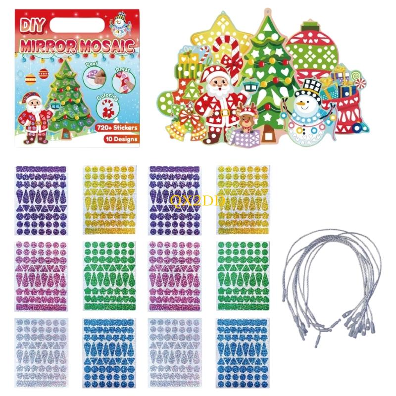 Art Craft Holiday - QX2D Giáng Sinh Giấy Dán Kính