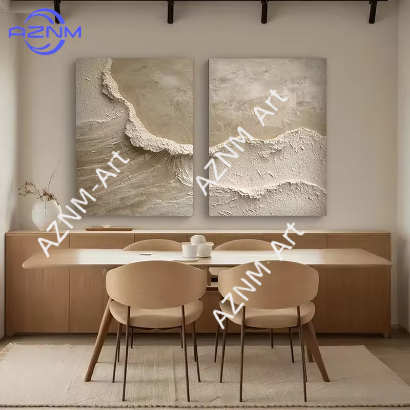 Painting Knife Palette - 1/2pcs Wall Picture For Bedroom, Abstract
