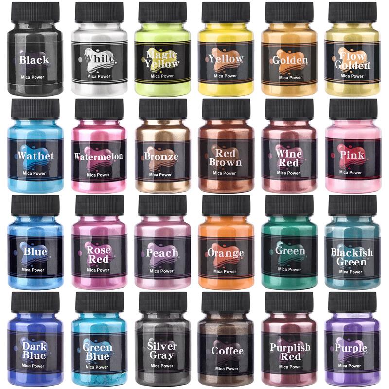 Resin Pigment Powder - 50ml Natural Mica Mineral Handmade Soap
