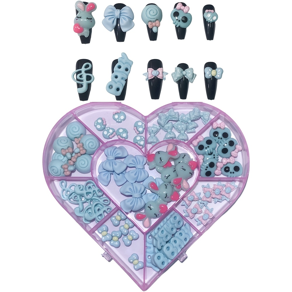 Art Craft Rose - Bulk Supply 60PCS Kawaii Cartoon Blue