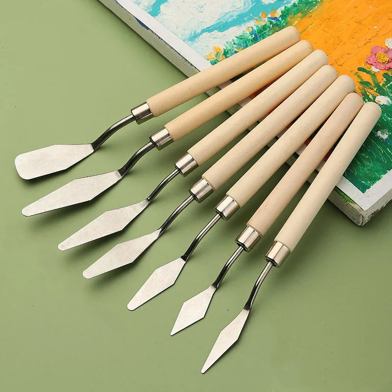 Painting Knife Palette - 1/2 Set Oil Painting Scraper Palette