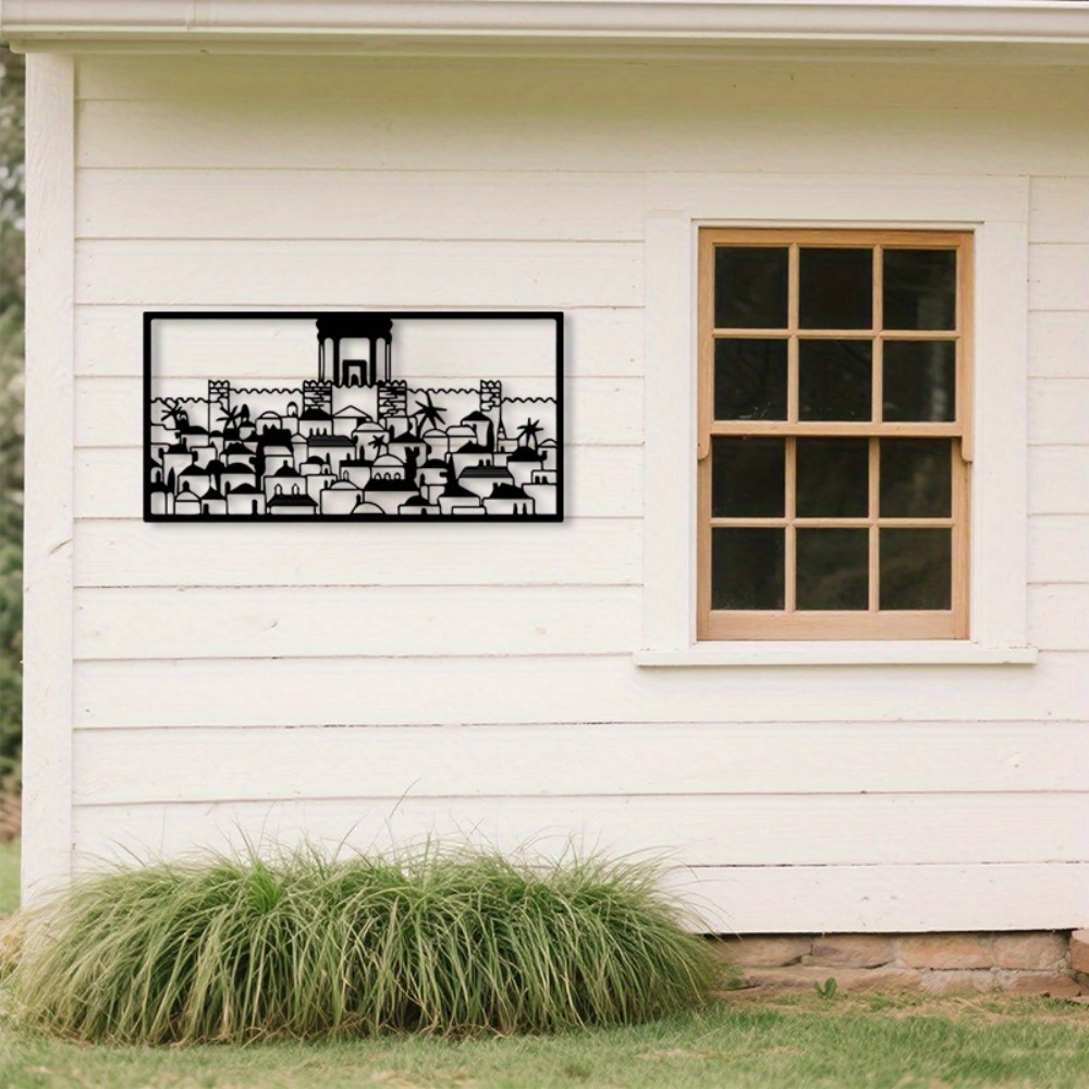Art & Craft Voucher Code - CIFBUY Metal Wall Art Jerusalem Mural