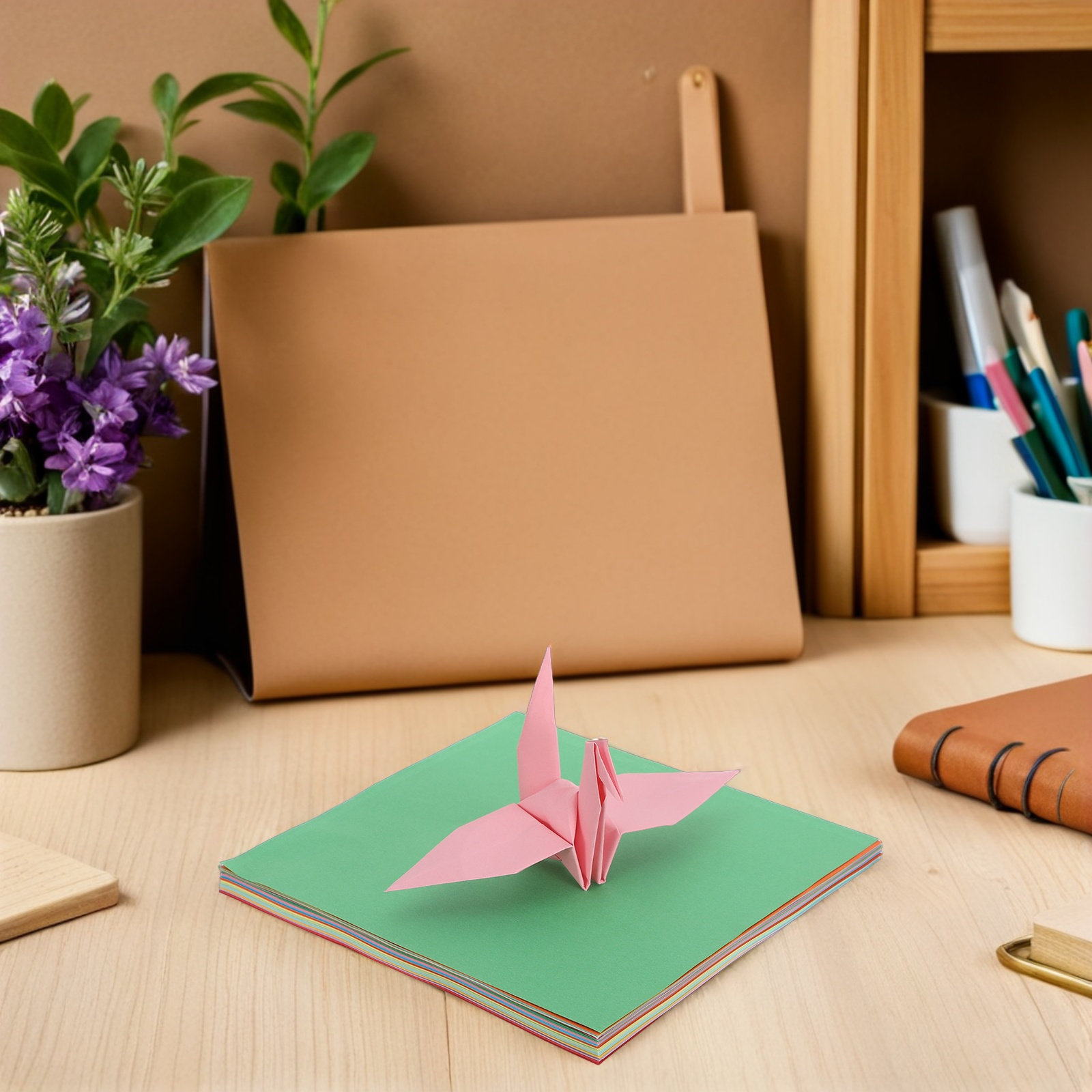 300Pcs Origami Paper Colorful  - đánh giá và giá Art Craft Easy With Paper