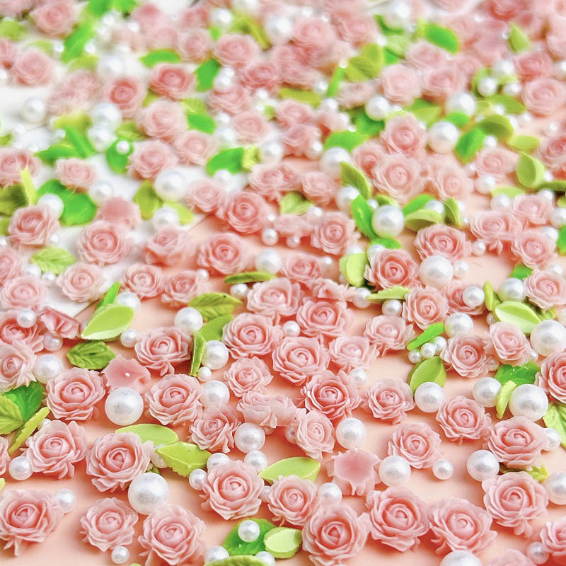 50pcs Random Mixed Resin Flowe - đánh giá và giá Art Craft Rose