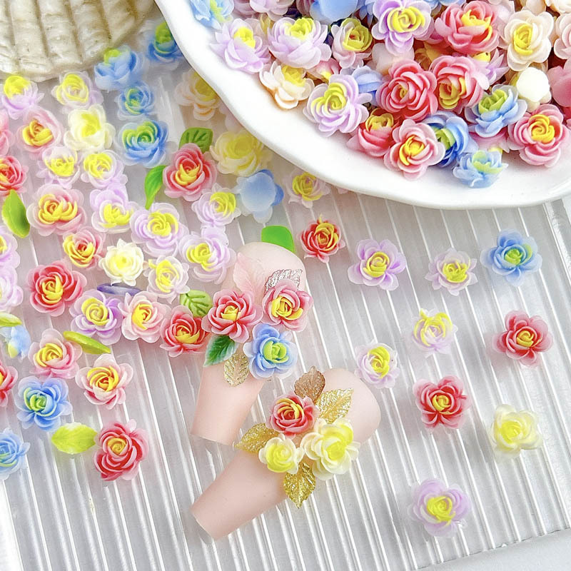50pcs Random Mixed Resin Flowe - đánh giá và giá Art Craft Rose