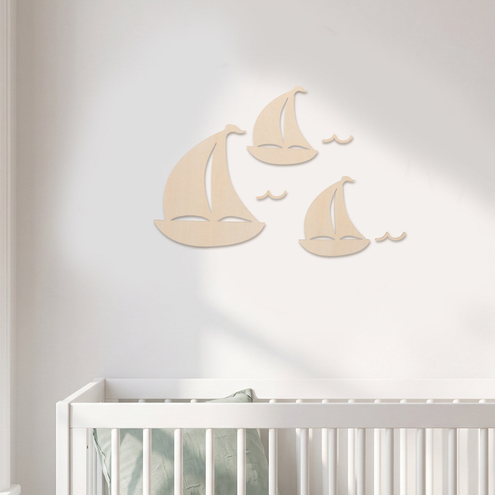 6Pcs Wooden Sailboat Decor for - đánh giá và giá Art And Craft For Nursery