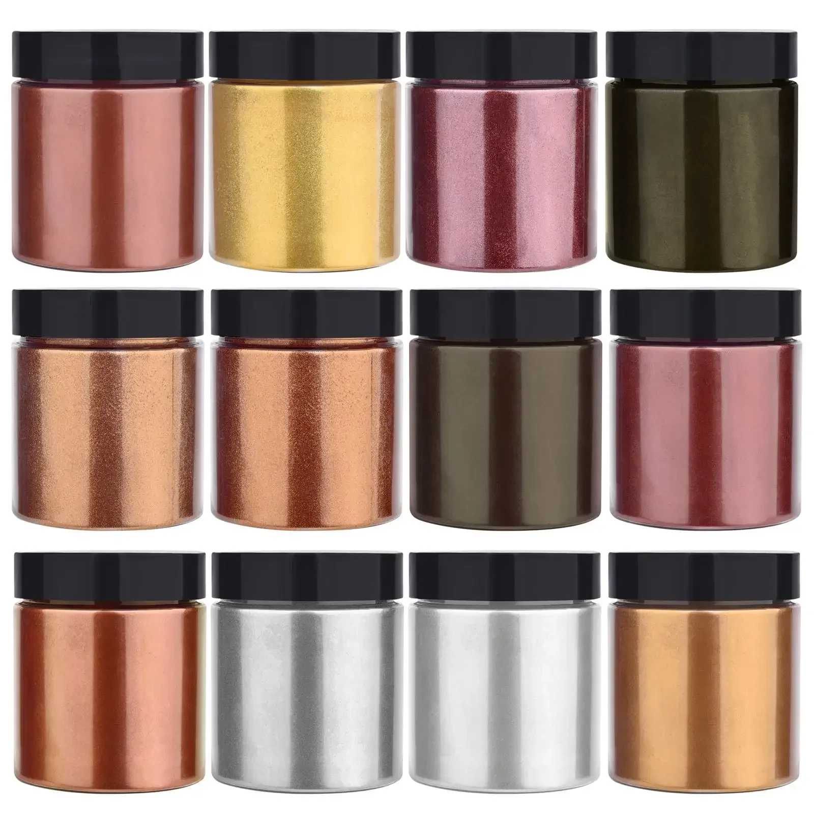50g/Bottle Metallic Glitter Po - đánh giá và giá Resin Pigment Powder