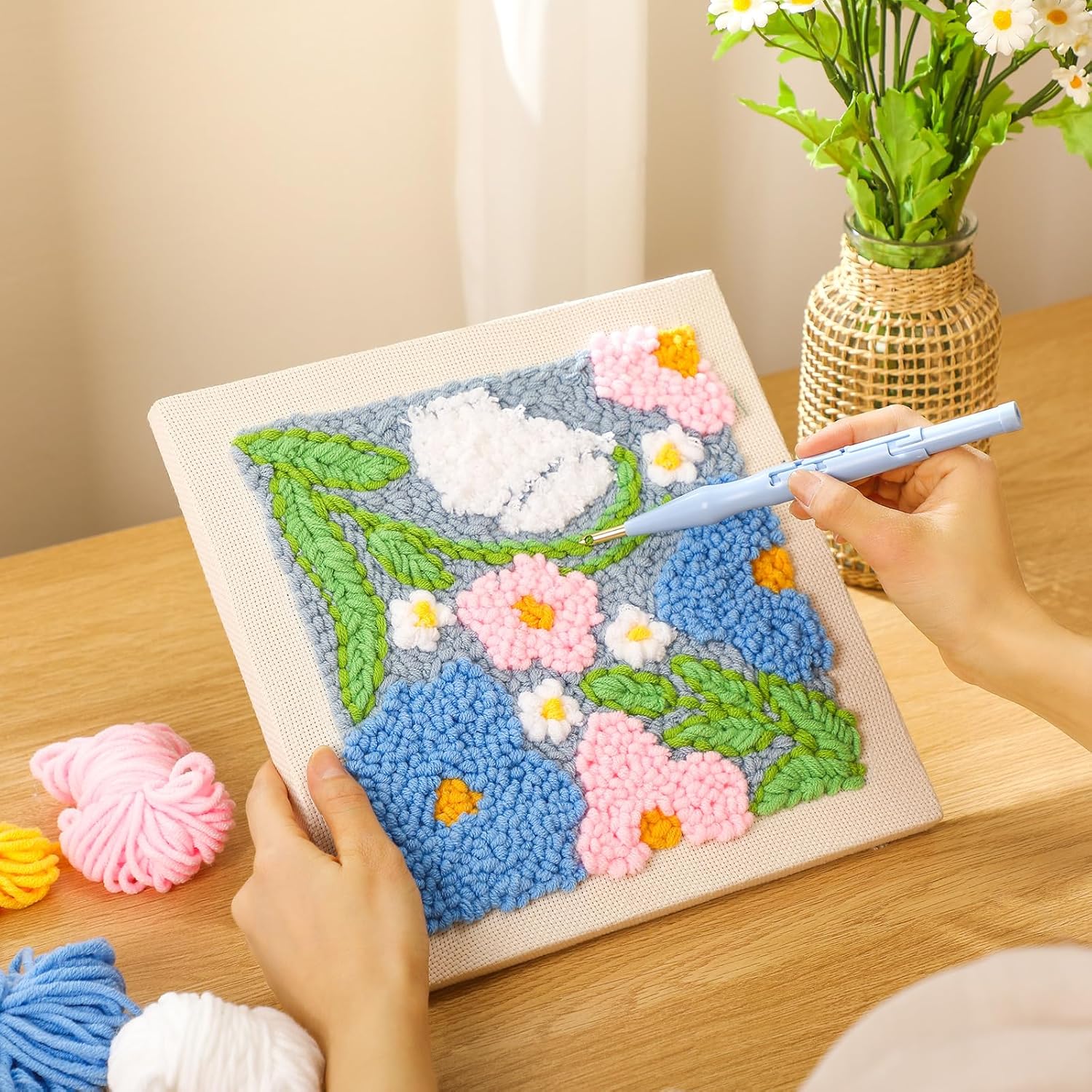 Punch Needle Kit with Frame fo - đánh giá và giá Art Craft Easy With Paper
