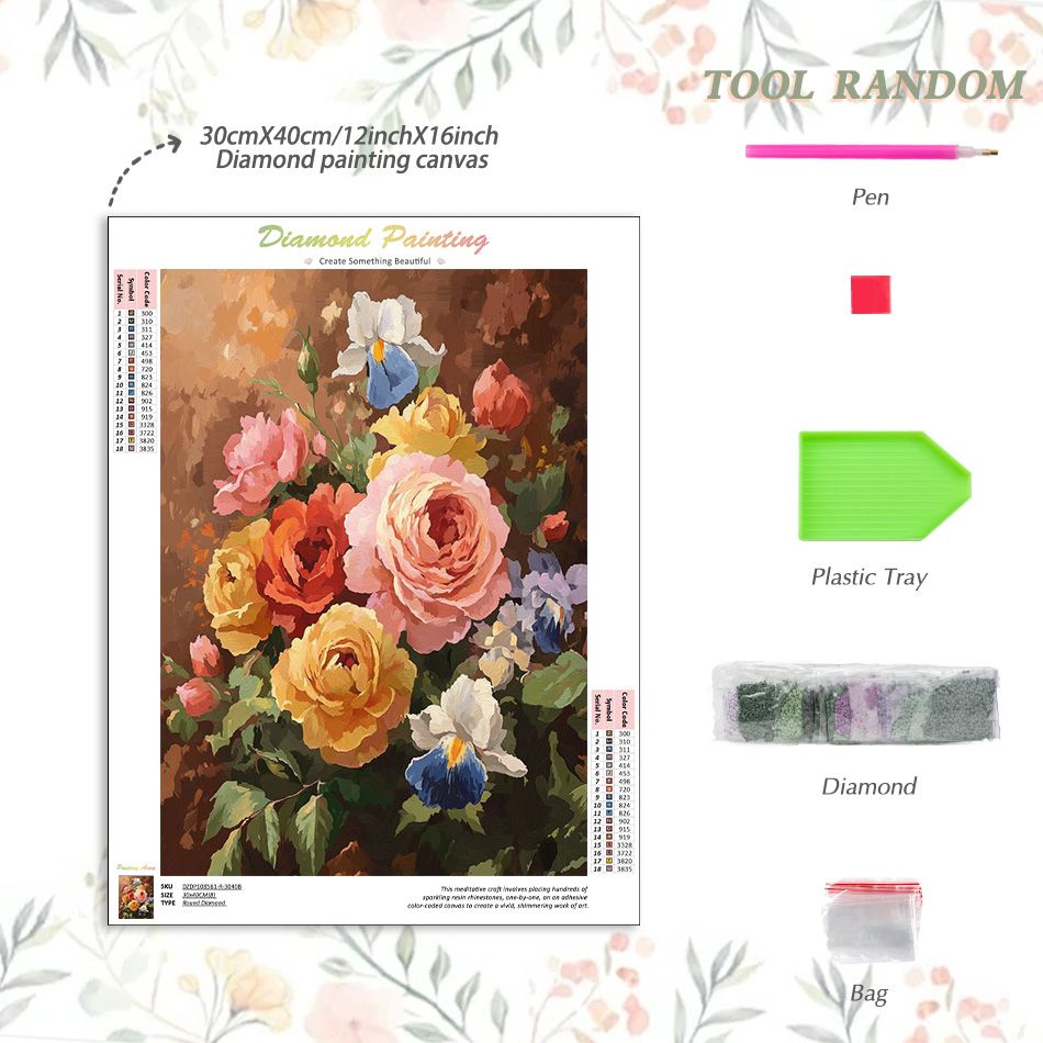 CHENISTORY Flower 5d Diamond P - đánh giá và giá Art Craft Ideas For Adults