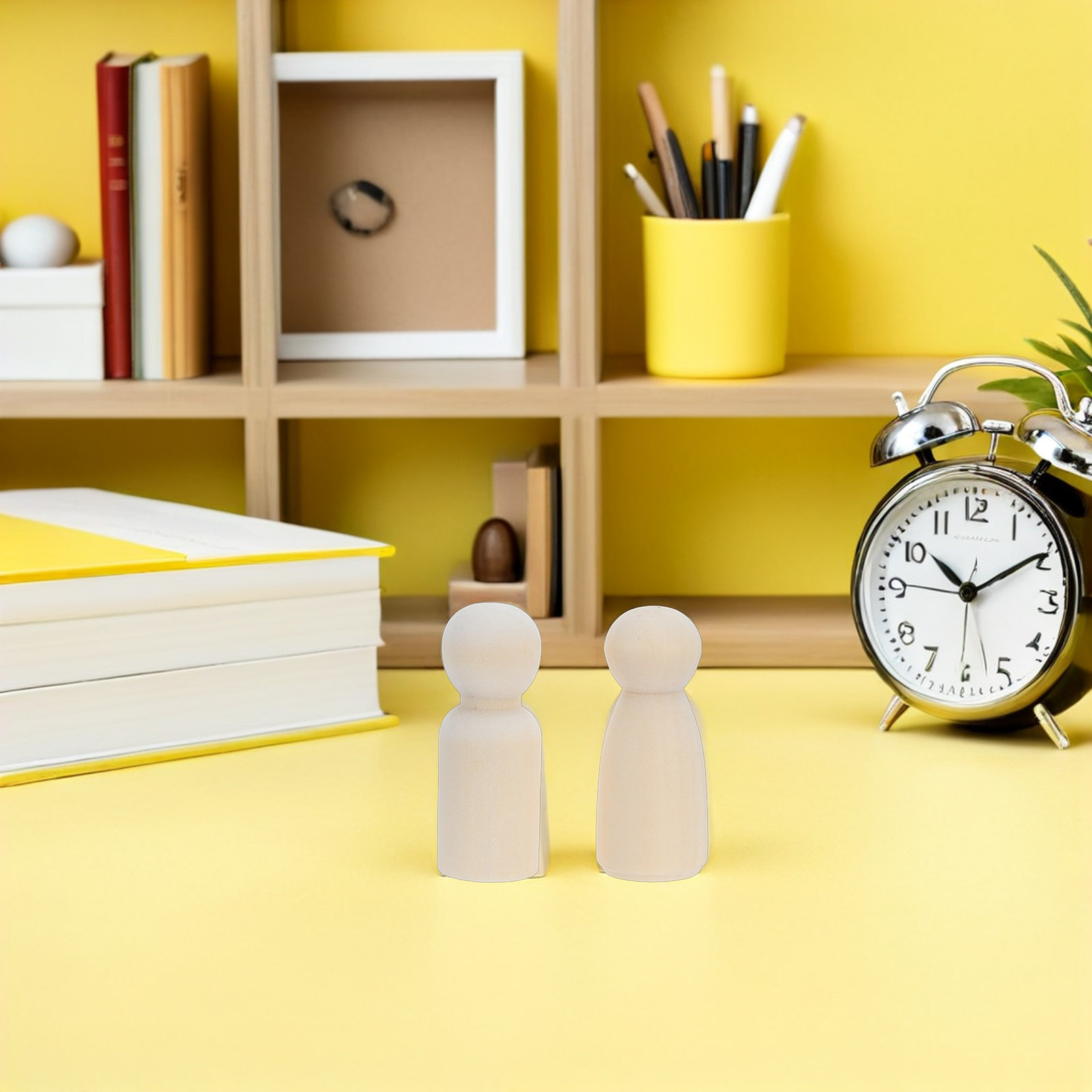 40Pcs Unpainted Wooden Peg Bla - đánh giá và giá Art Y Craft