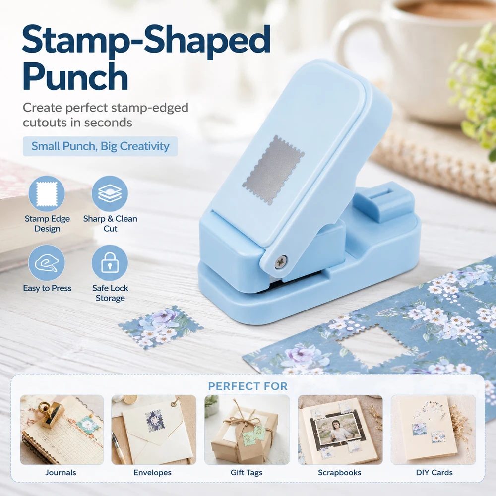 Postage Stamp Edge Paper Punch - đánh giá và giá Artwork Craft