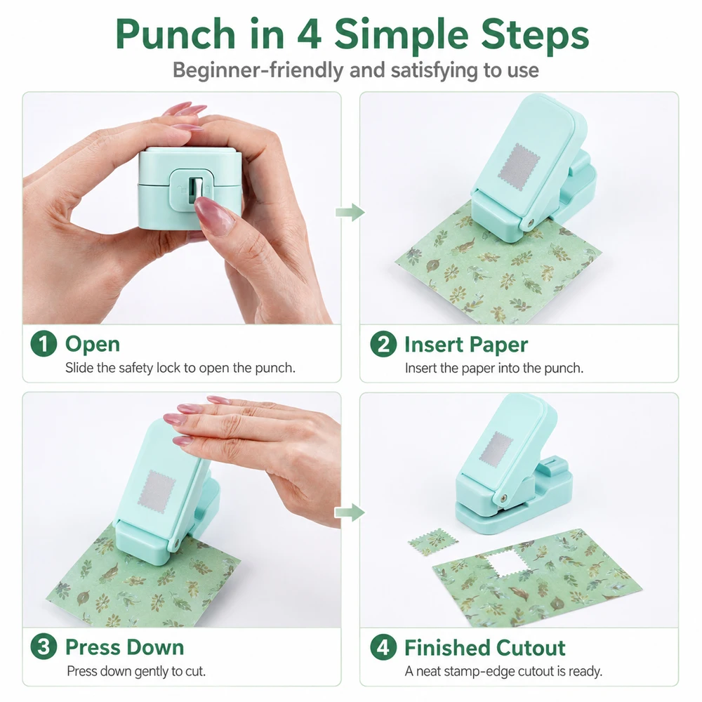 Postage Stamp Edge Paper Punch - đánh giá và giá Artwork Craft