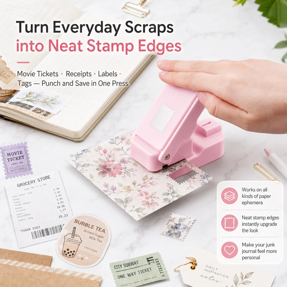 Postage Stamp Edge Paper Punch - đánh giá và giá Artwork Craft