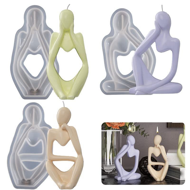 AA73 3 PCS Art Thinker Silicon - đánh giá và giá Art Craft Description