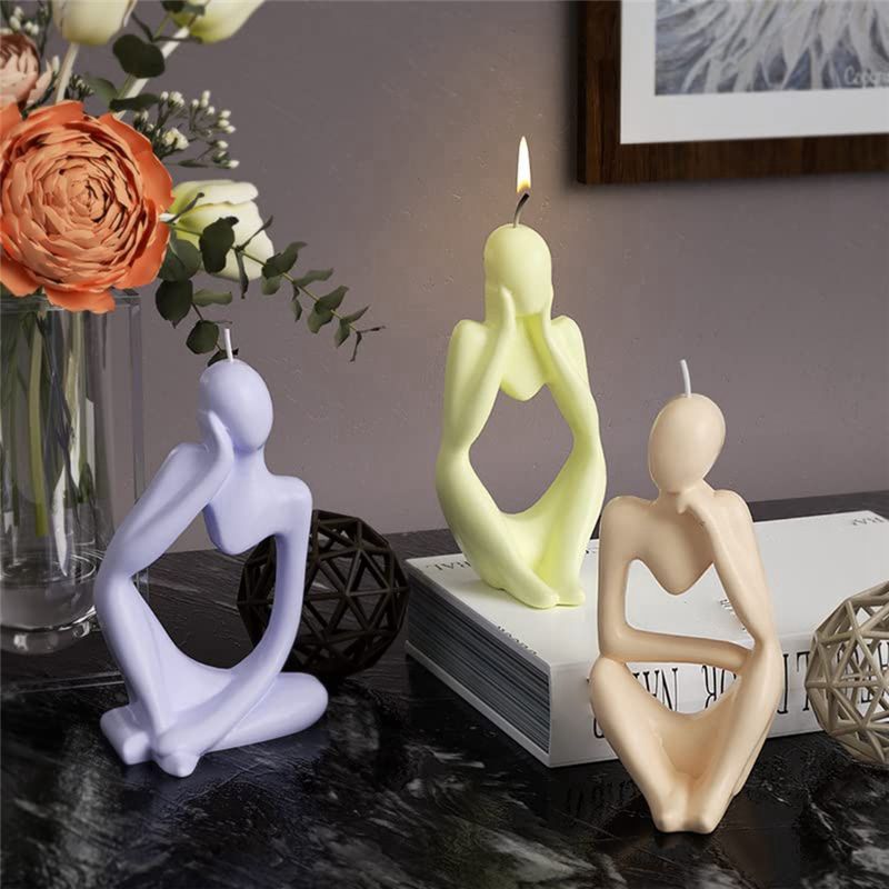 AA73 3 PCS Art Thinker Silicon - đánh giá và giá Art Craft Description