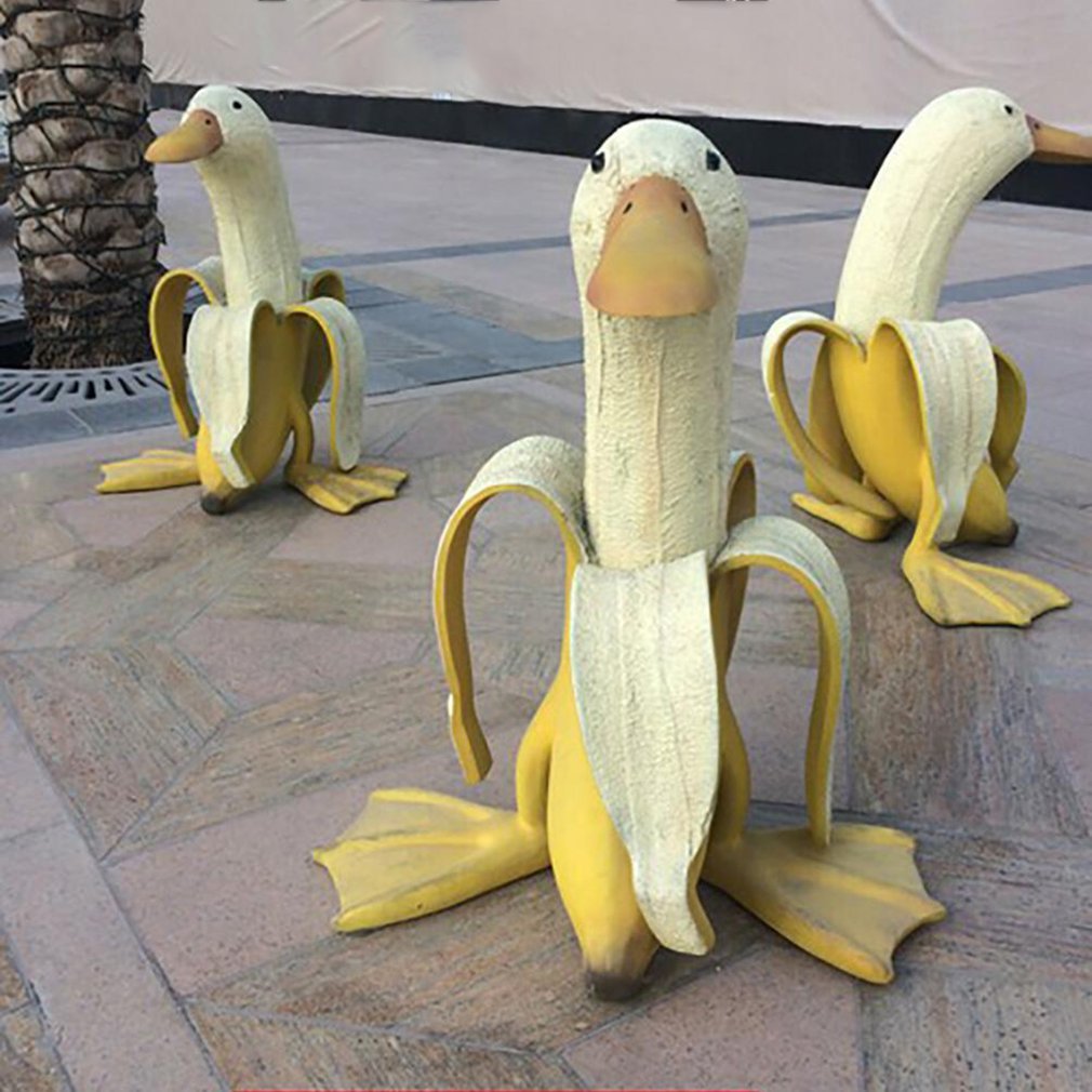 Banana Duck Creative Garden De - đánh giá và giá Art Craft Duck