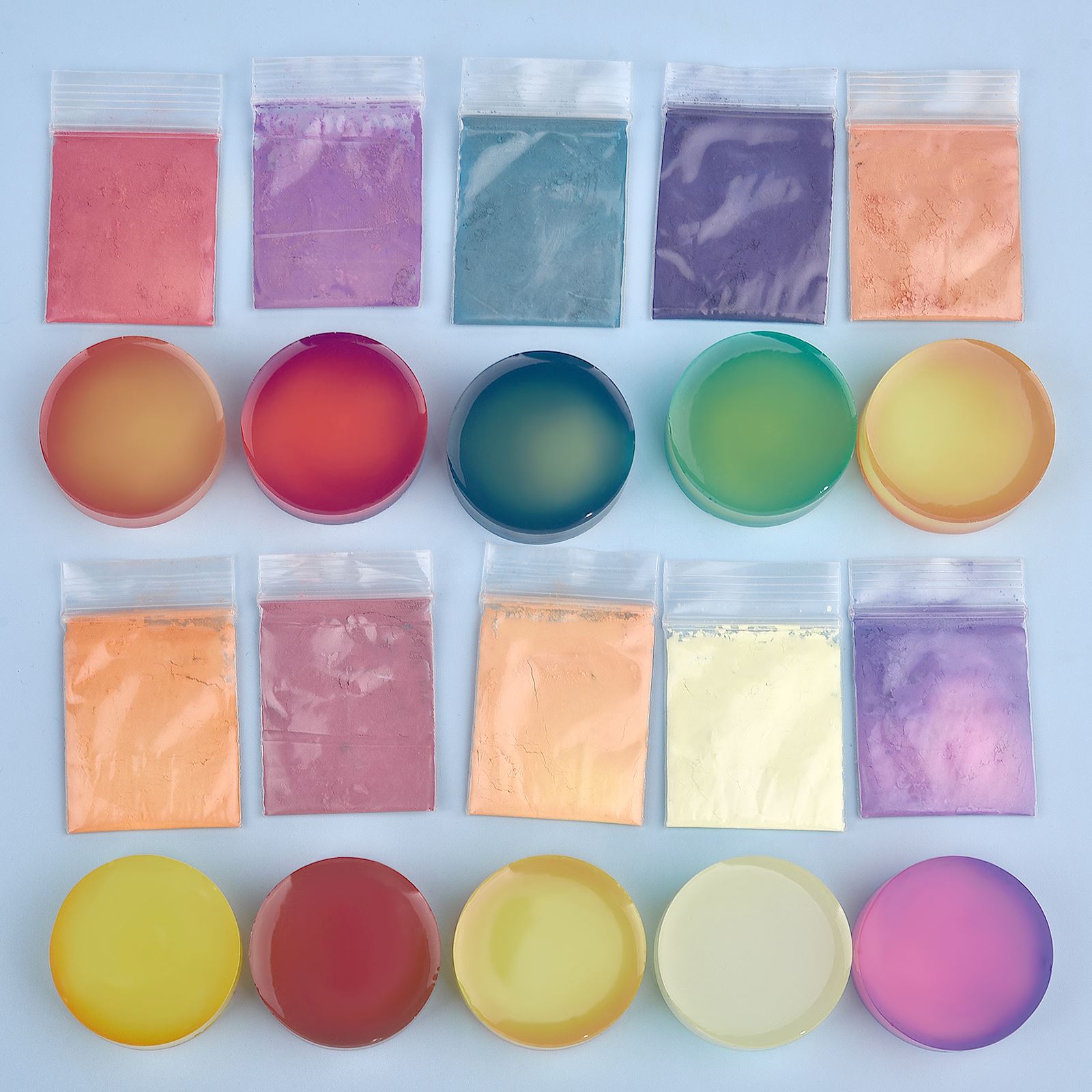 10 Colors Temperature Color Ch - đánh giá và giá Resin Pigment Powder