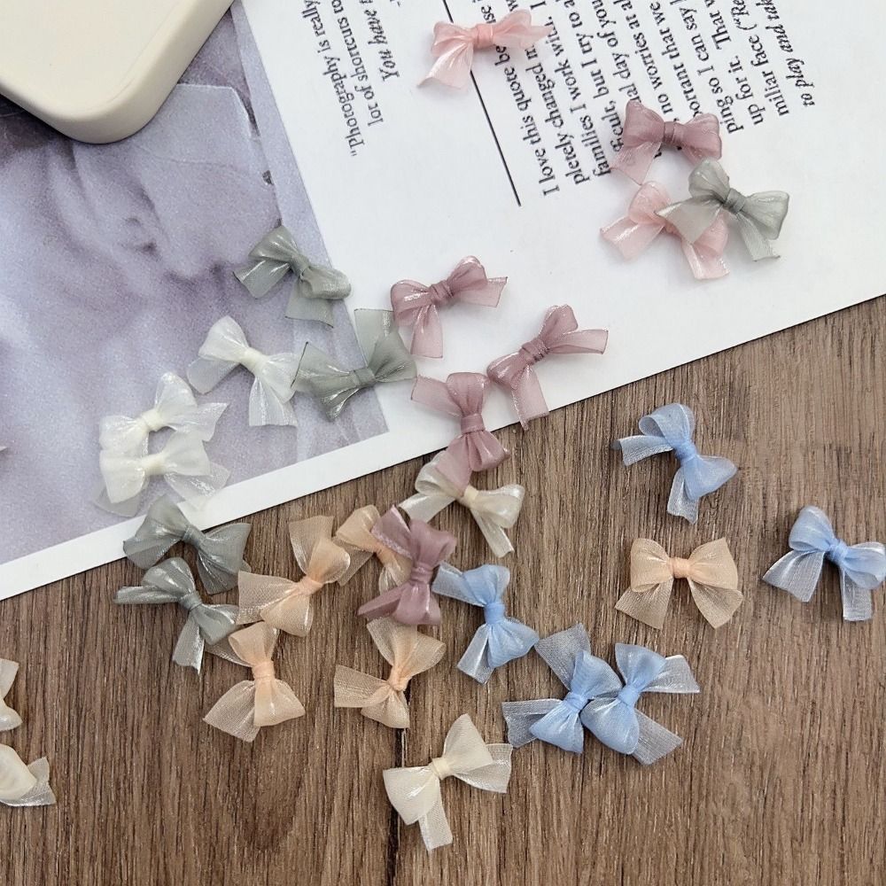 10Pcs Colorful Bow Pearlescent - đánh giá và giá Art Craft Yarn