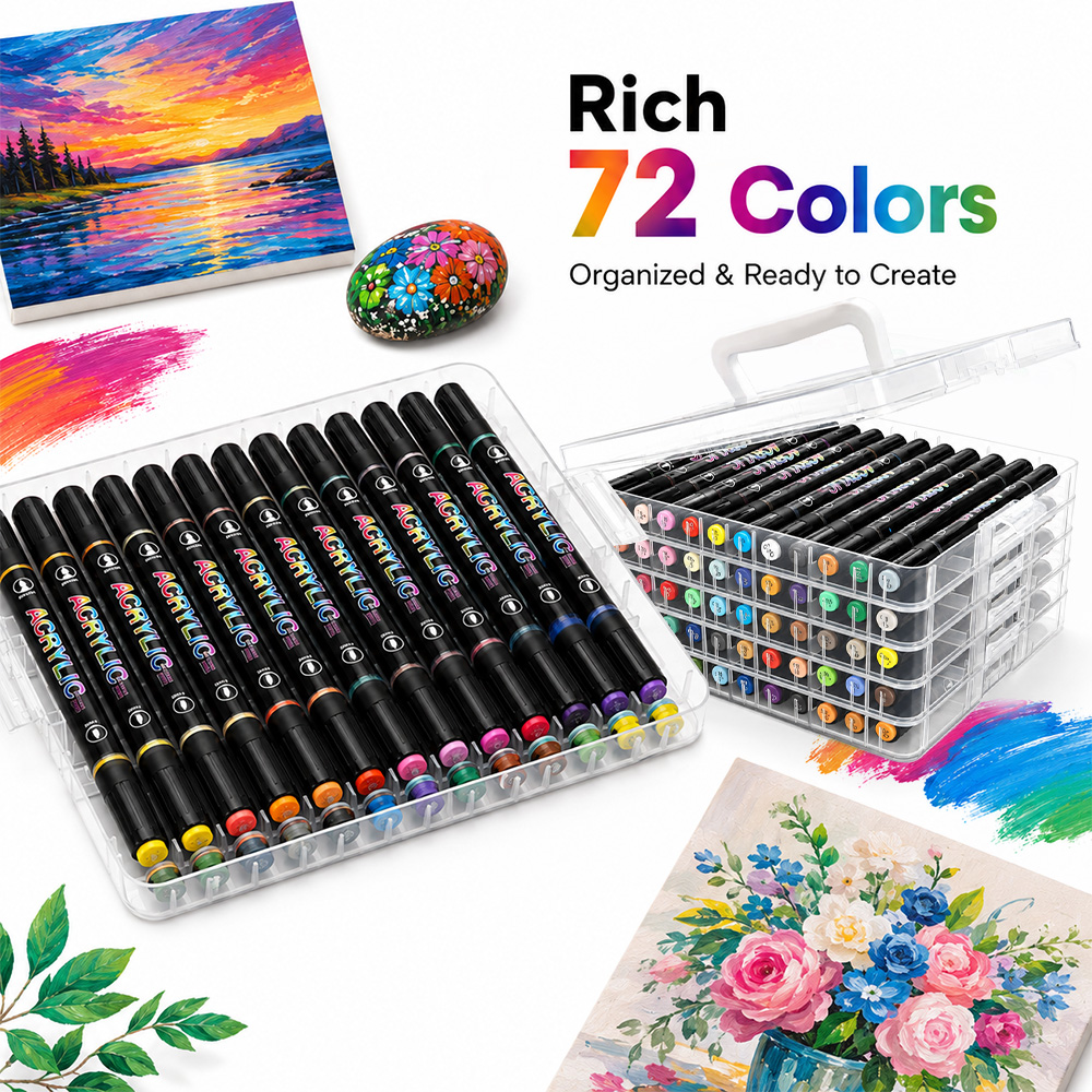 12/24/36/48/60/72 Colors Acryl - đánh giá và giá Art Craft Class
