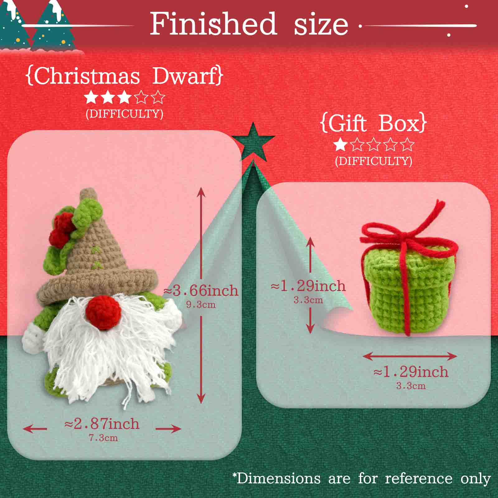 YAMAXIN 2PC Christmas Themed C - đánh giá và giá Art Craft Yarn