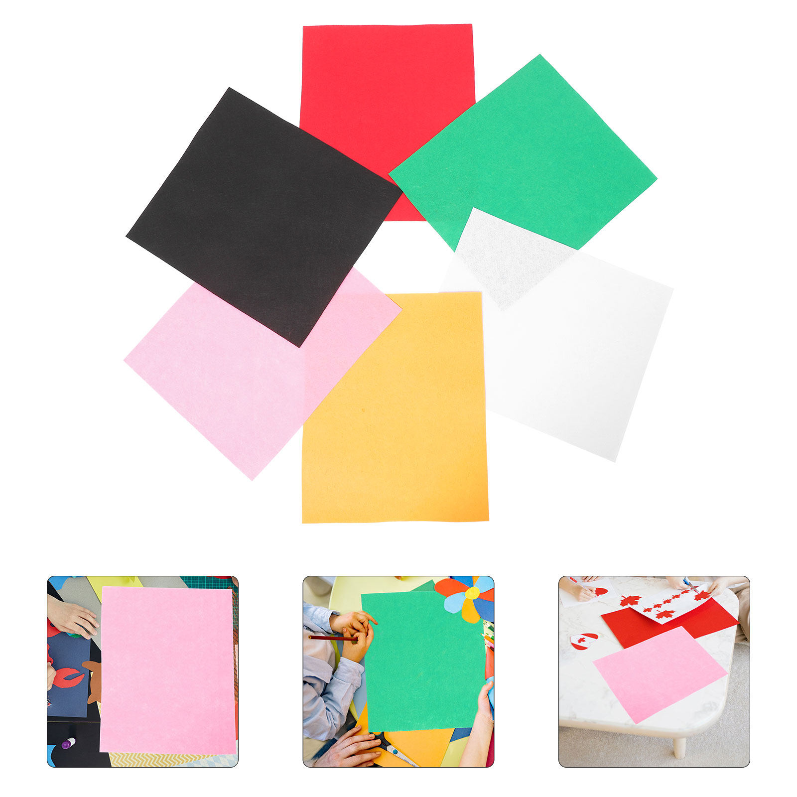 6 Sheets Kids DIY Non-Woven Cl - đánh giá và giá Art Craft For Kindergarten
