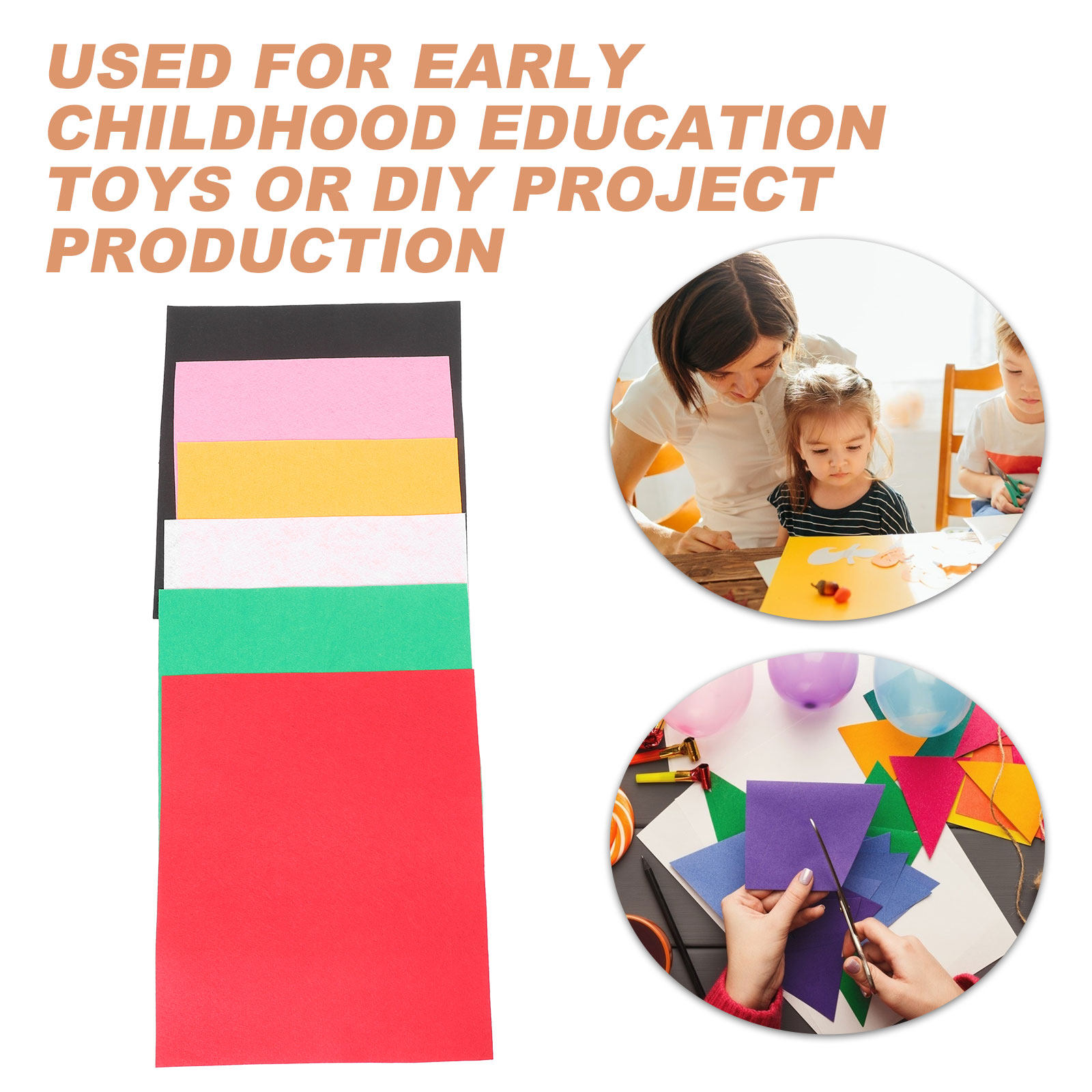 6 Sheets Kids DIY Non-Woven Cl - đánh giá và giá Art Craft For Kindergarten