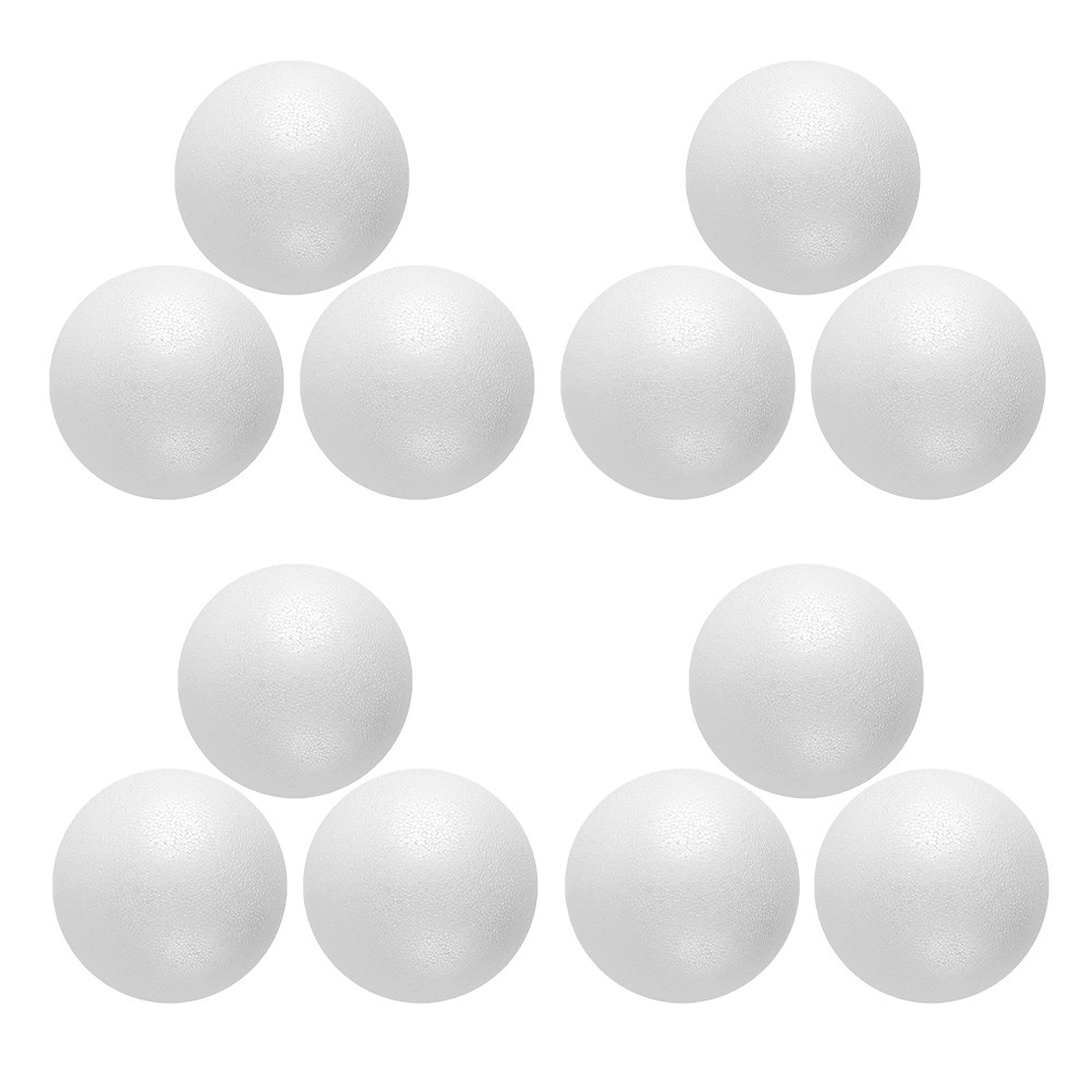 12Pcs Foam Balls White Polysty - đánh giá và giá Art Craft For Christmas