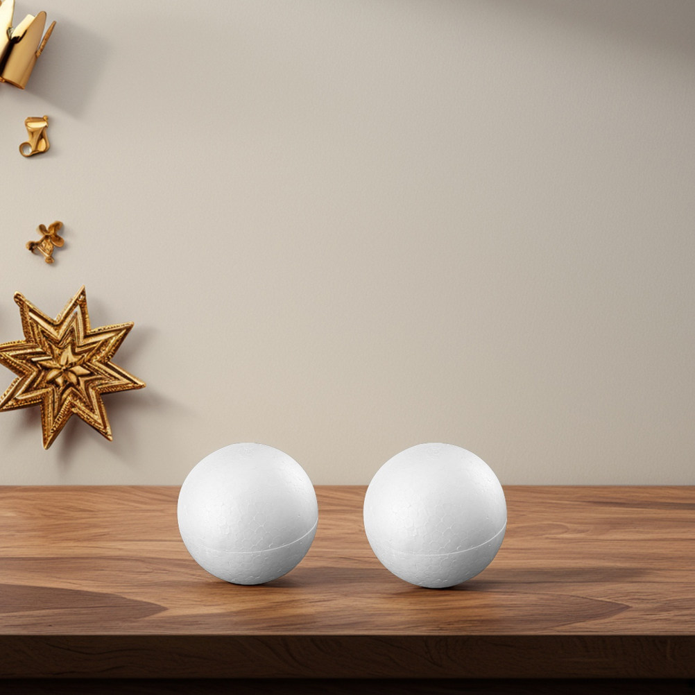 12Pcs Foam Balls White Polysty - đánh giá và giá Art Craft For Christmas