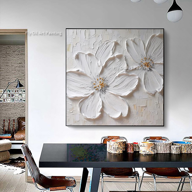 100% Hand-painted Neutral Whit - đánh giá và giá Painting Knife Palette
