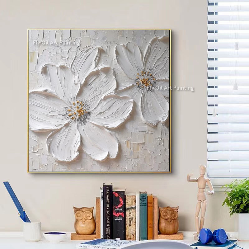 100% Hand-painted Neutral Whit - đánh giá và giá Painting Knife Palette