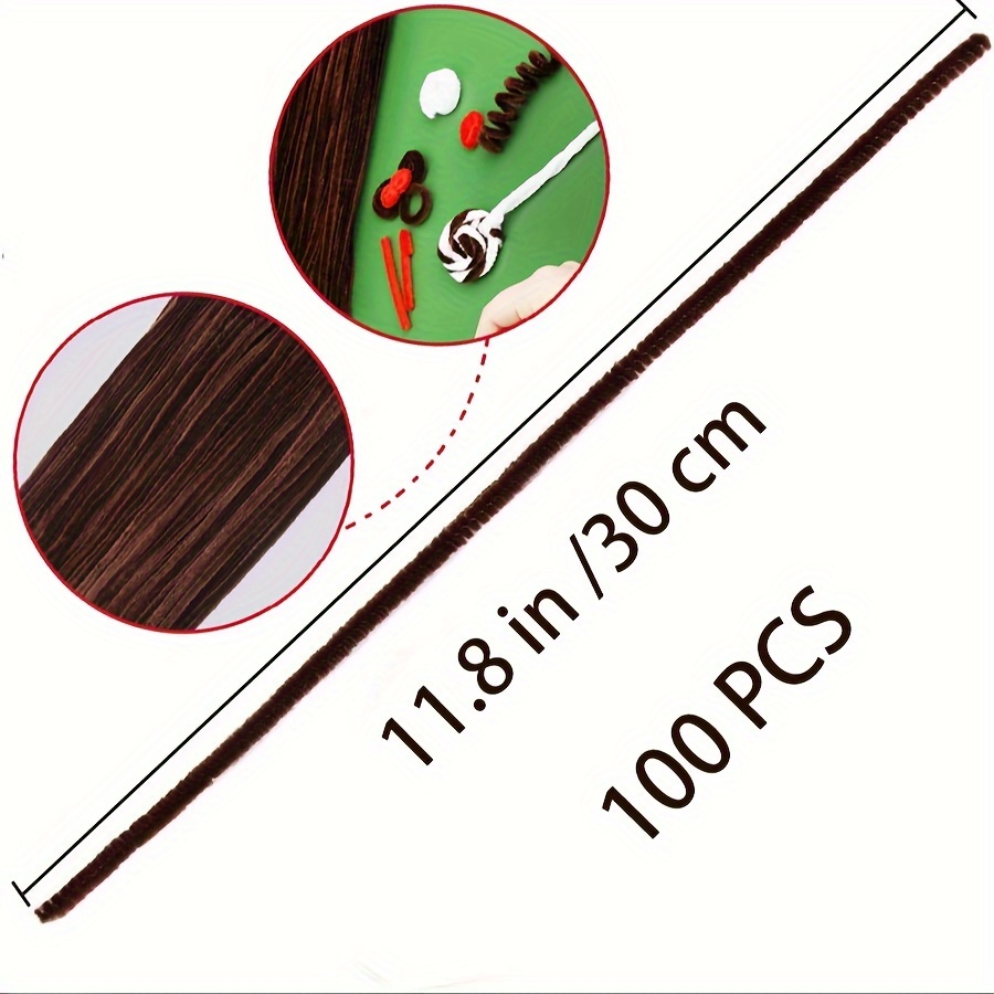 100 Pcs Coffee Pipe Cleaners,P - đánh giá và giá Art Y Craft
