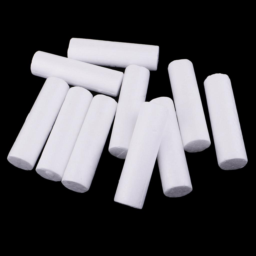 10 Pieces Blank White Cylinder - đánh giá và giá Art Craft For Christmas