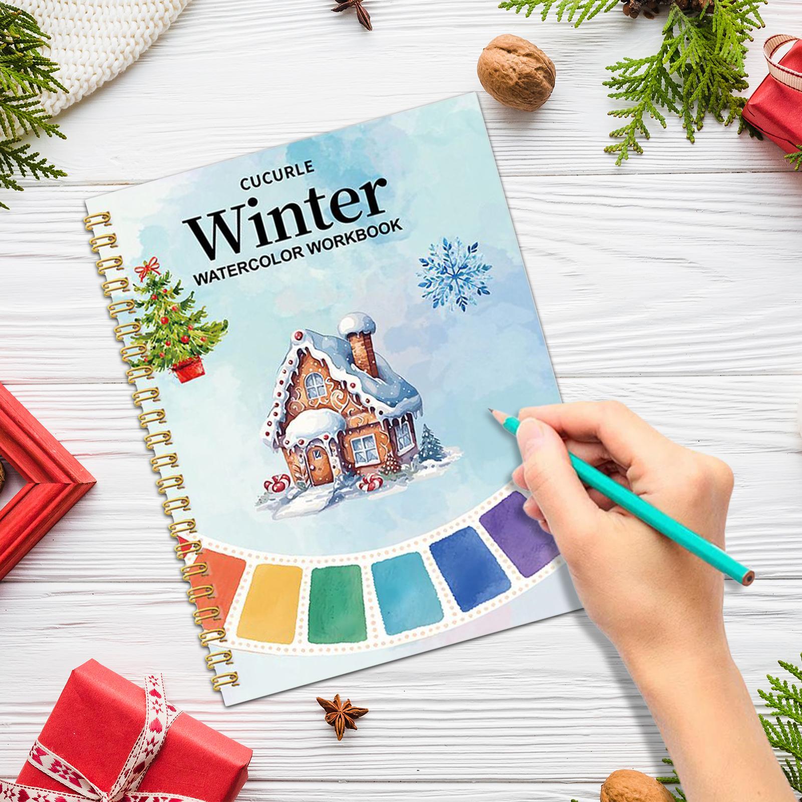 Beginner Watercolor Workbook C - đánh giá và giá Art Craft For Christmas