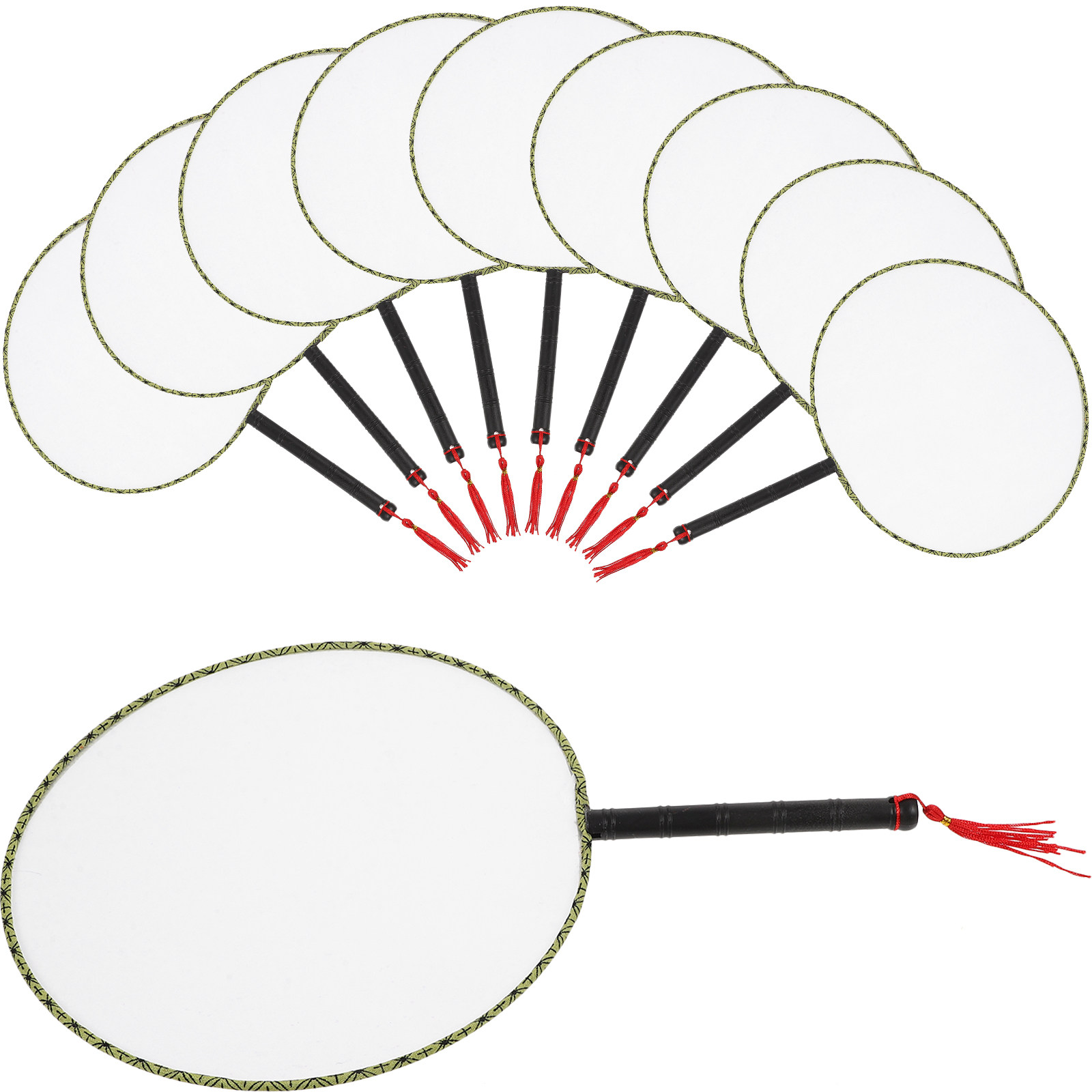 10Pcs Blank Chinese Style Hand - đánh giá và giá Art Craft For Kindergarten
