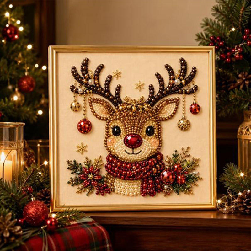 Christmas Pearl Diamond Painti - đánh giá và giá Art Craft For Christmas