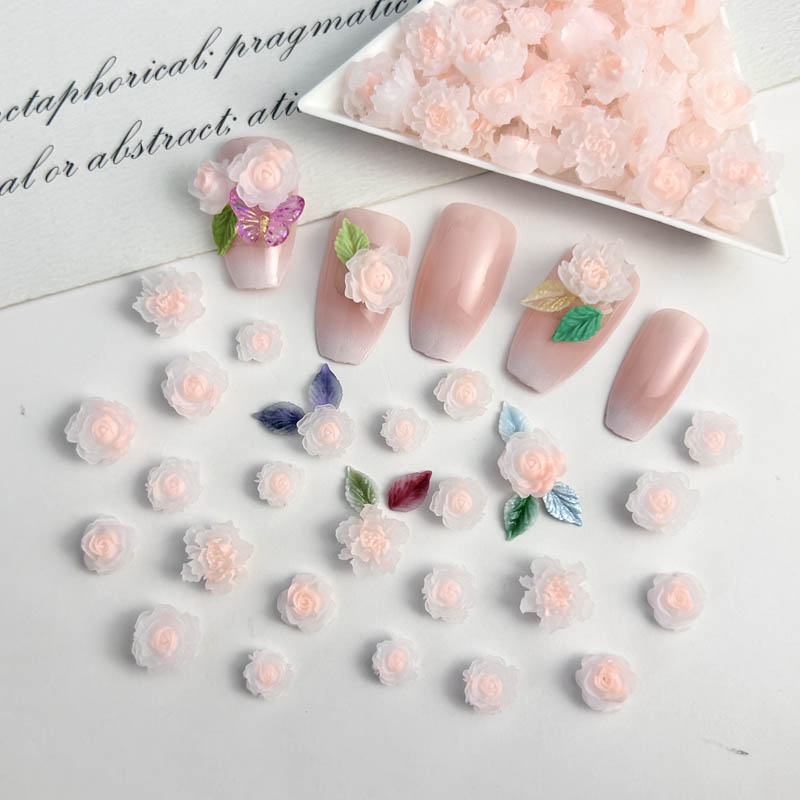 50pcs Random Mixed Resin Rose  - đánh giá và giá Art Craft Rose