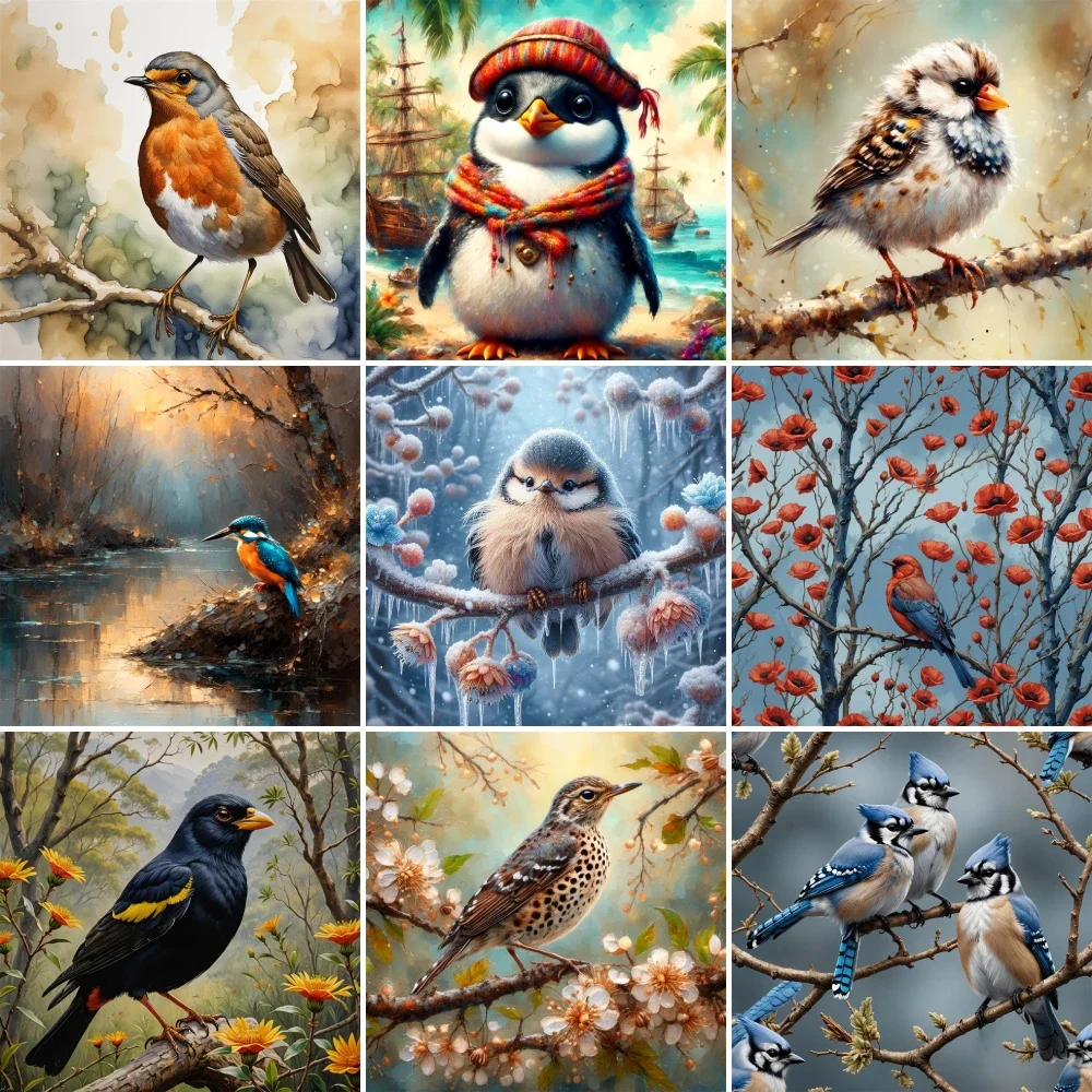 Bird Penguin Kingfisher Paint  - đánh giá và giá Art Craft Ideas For Adults