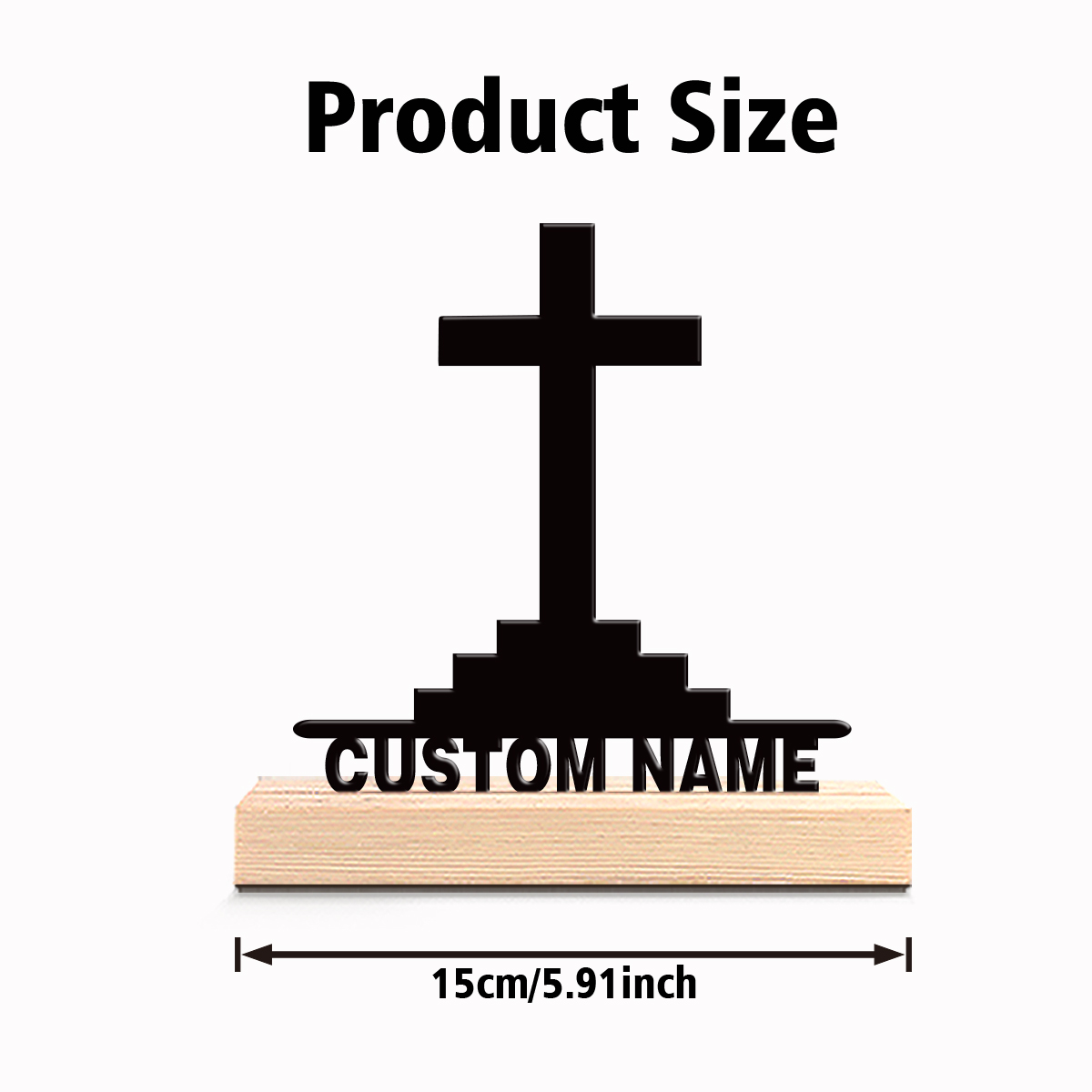 1pc Simple Holy Cross Custom T - đánh giá và giá Art Y Craft