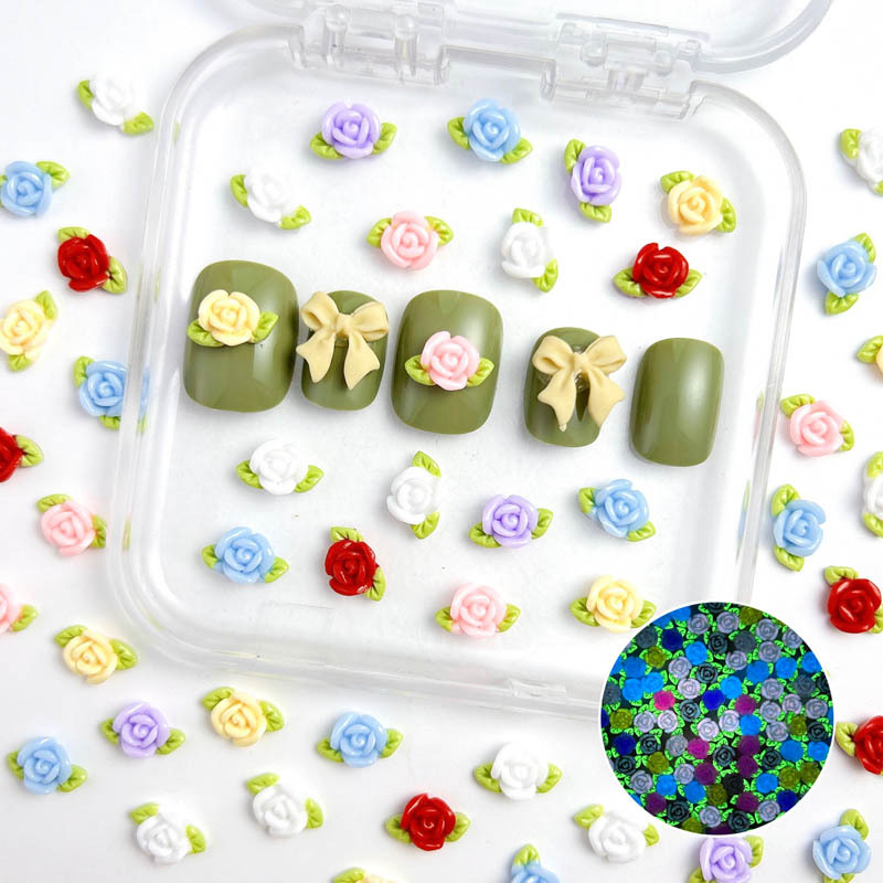 30PCS Resin Rose Nail Art Deco - đánh giá và giá Art Craft Rose