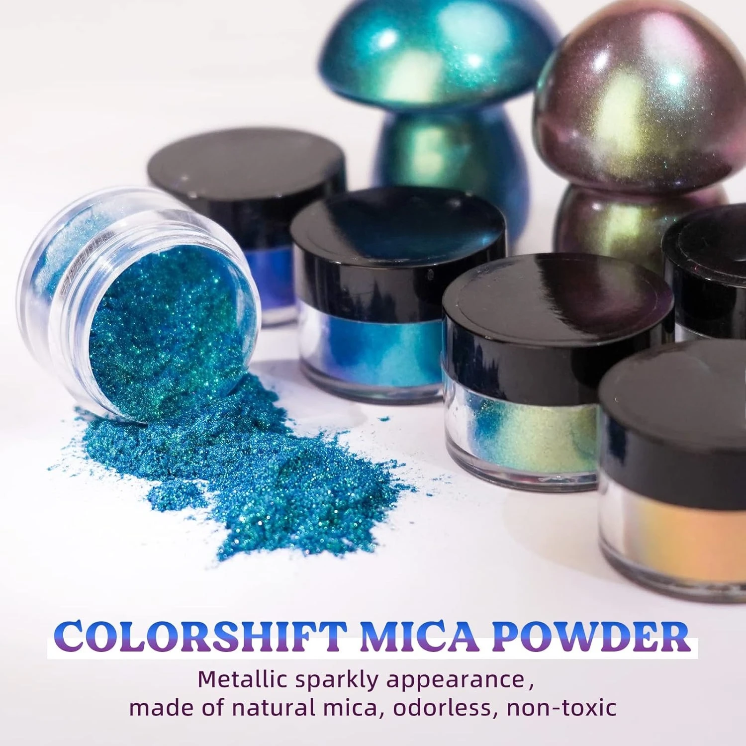 18-Color Chameleon Mica Powder - đánh giá và giá Resin Pigment Powder
