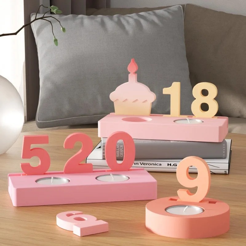 2pc Birthday Cake Silicones Mo - đánh giá và giá Art And Craft Numbers