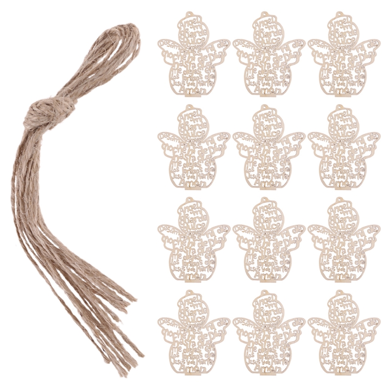 12 Cái/gói Gỗ Rỗng Ra Thiên Th - đánh giá và giá Art Craft Description