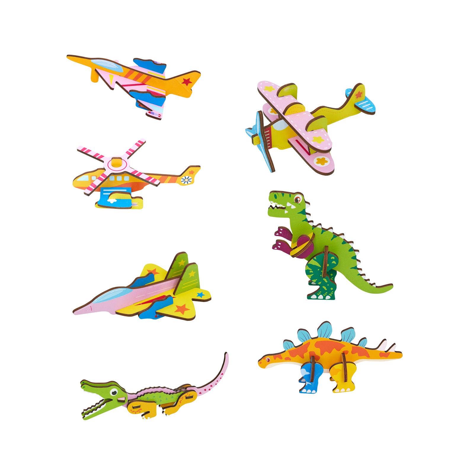 3D Cartoon Wooden Insert Puzzl - đánh giá và giá Art Craft For Kindergarten